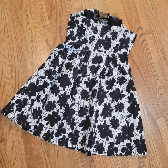 $165 NWT BCBGeneration Strapless floral black & white semi-formal Mini dress - Picture 3 of 6